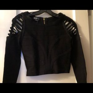 Bebe Cutout Blouse